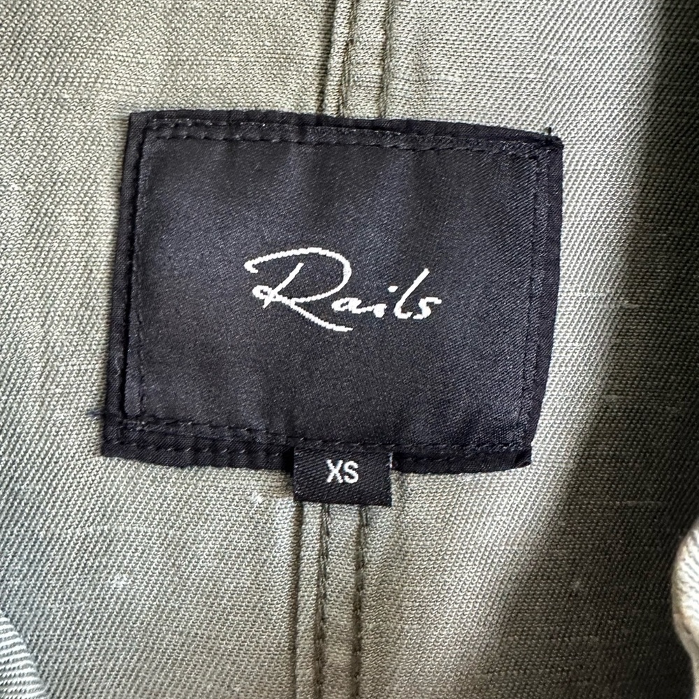 Rails Collins Utility Jacket Military Army Green … - image 5